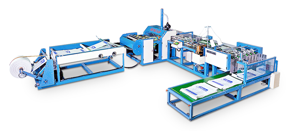 Automatic Woven-bag Cutting and Sewing Machine