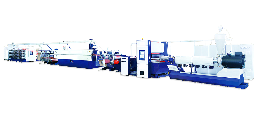 PP/HDPE Flat-yarn-making Machine for Woven / Cement-bag / Container-bag Plant